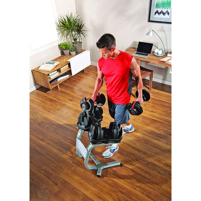 Bowflex SelectTech 552 Adjustable Workout Exercise Dumbbells Weight Set, Pair