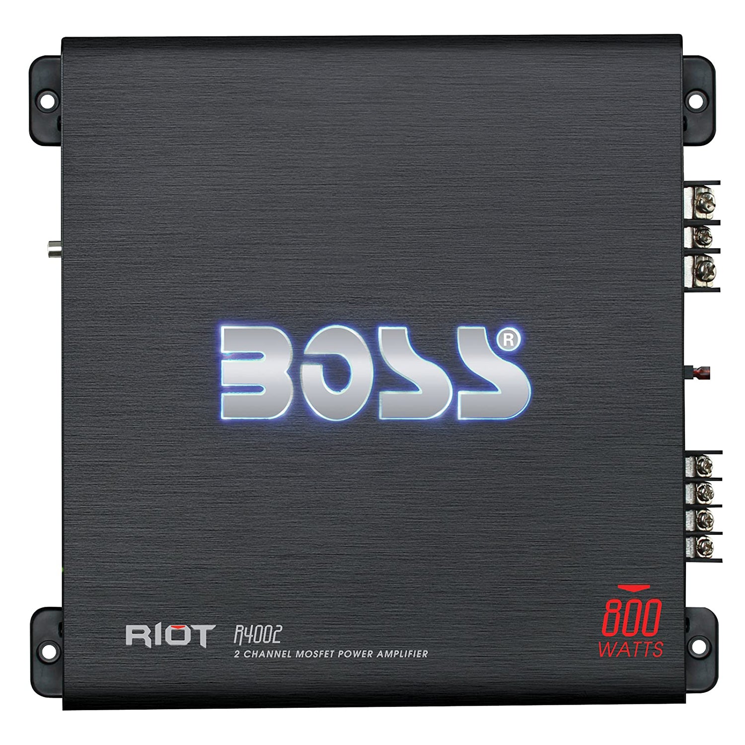 BOSS Audio Systems R4002 800W 2-Channel Power Car Audio Amp and Remote (4 Pack)