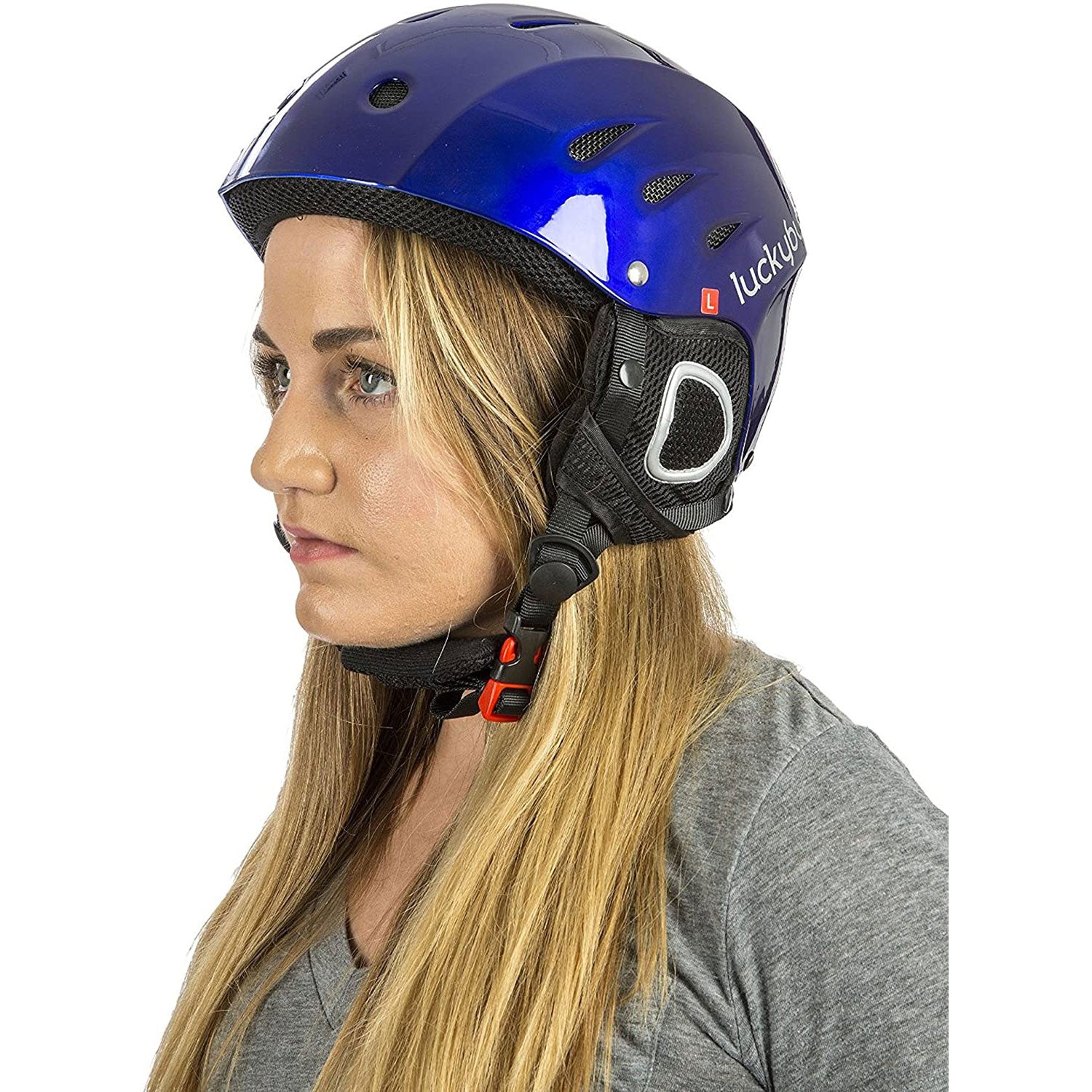 Lucky Bums Ski Snowboard Snow Sport Safety Helmet, Blue, X Large (Open Box)