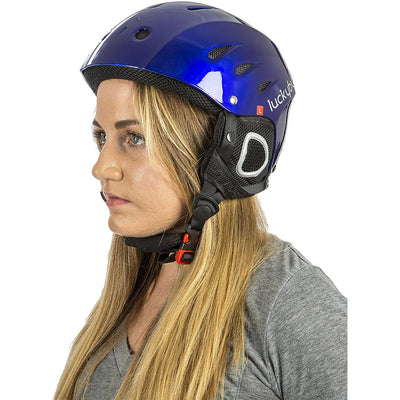 Lucky Bums Ski Snowboard Snow Sport Safety Helmet, Blue, X Large (Open Box)