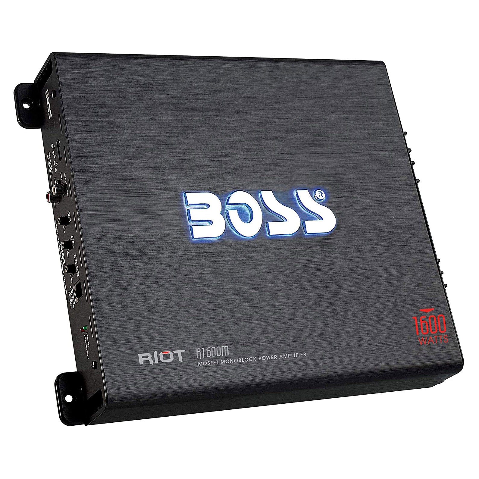 BOSS Audio R1600M Riot 1600W Mono Class A/B Car Amplifier w/ Remote (2 Pack)