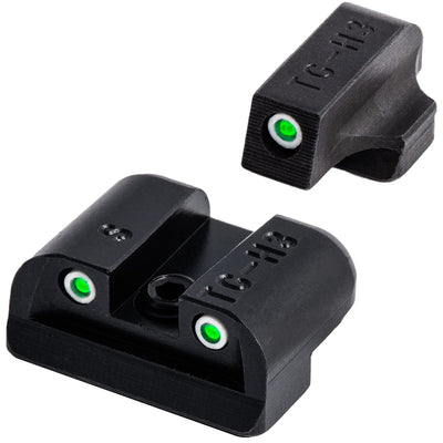 TruGlo Trit Glow in the Dark High Set Pistol Sight, Sig Sauer #8 Rear/ #6 Front