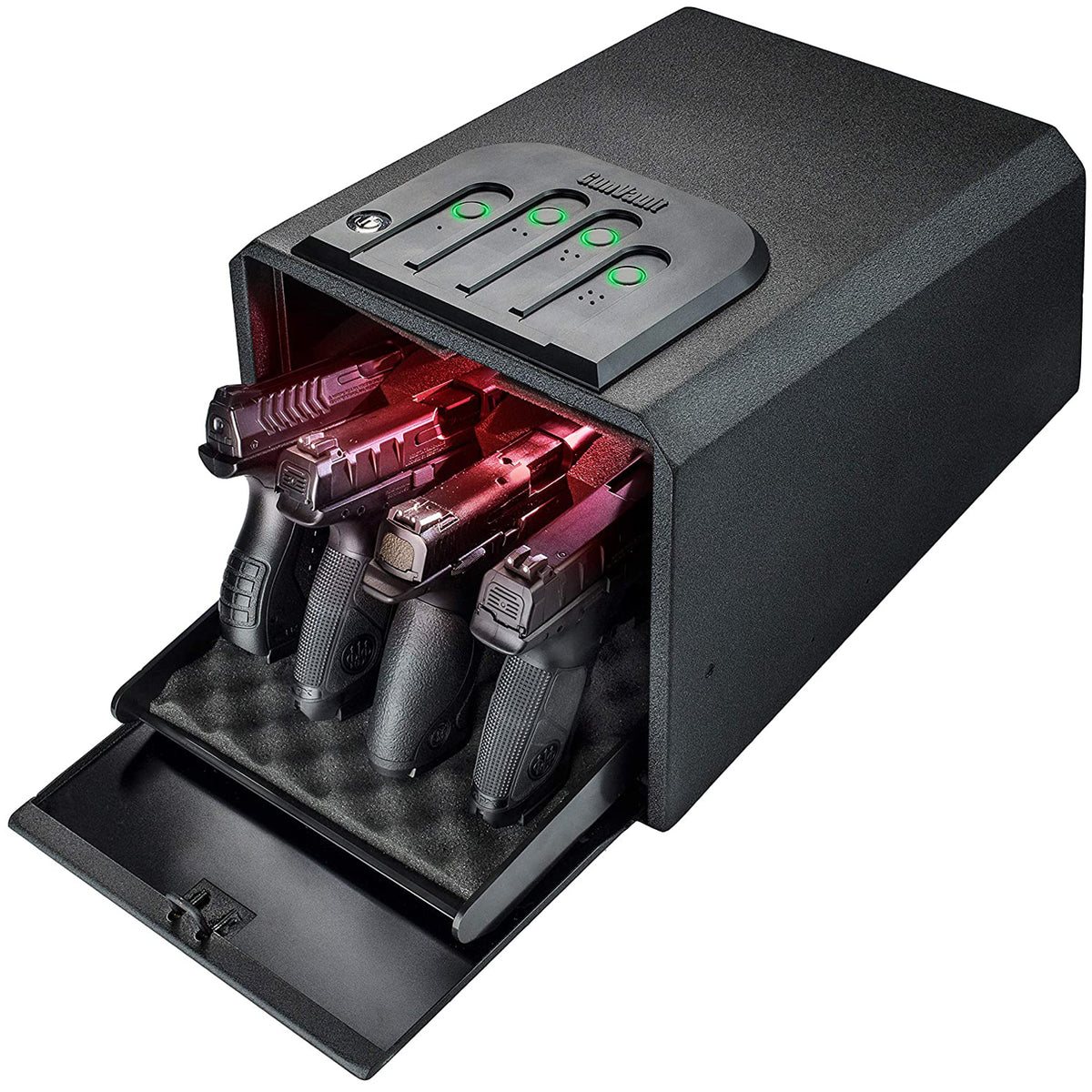 GunVault GV2050-19 MultiVault Electronic Steel Handgun & Valuables Lock Box Safe