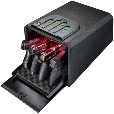 GunVault GV2050-19 MultiVault Electronic Steel Handgun & Valuables Lock Box Safe