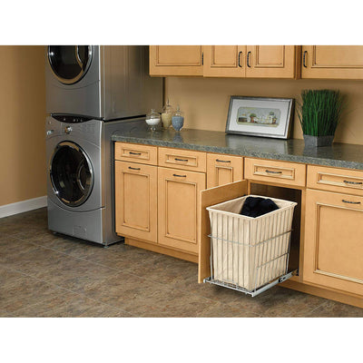 Rev-A-Shelf HRV-1520 S CR Wire Pullout Laundry Basket (Certified Refurbished) - VMInnovations