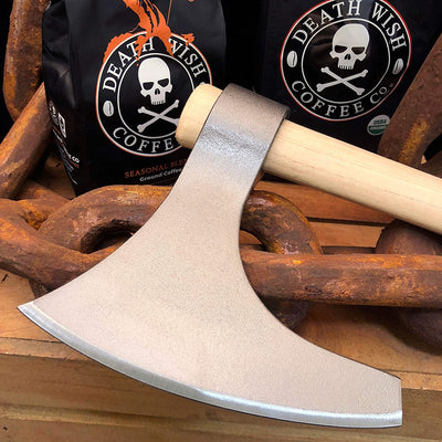 Cold Steel 30 Inch 17.6 Oz Carbon Steel Bearded Nordic Viking Hand Axe Replica