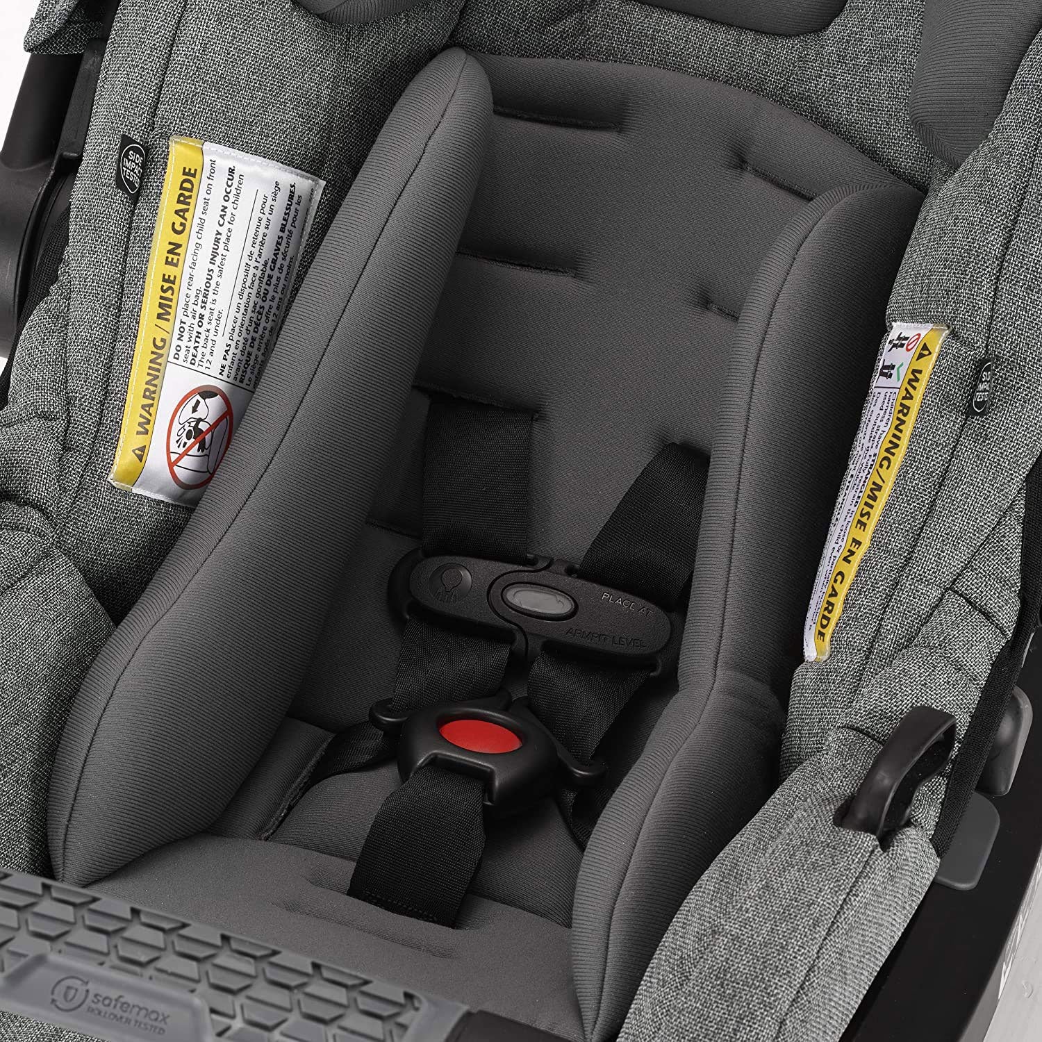 Evenflo Pivot Xpand Modular Travel System with Infant Car Seat, Gray (Open Box)