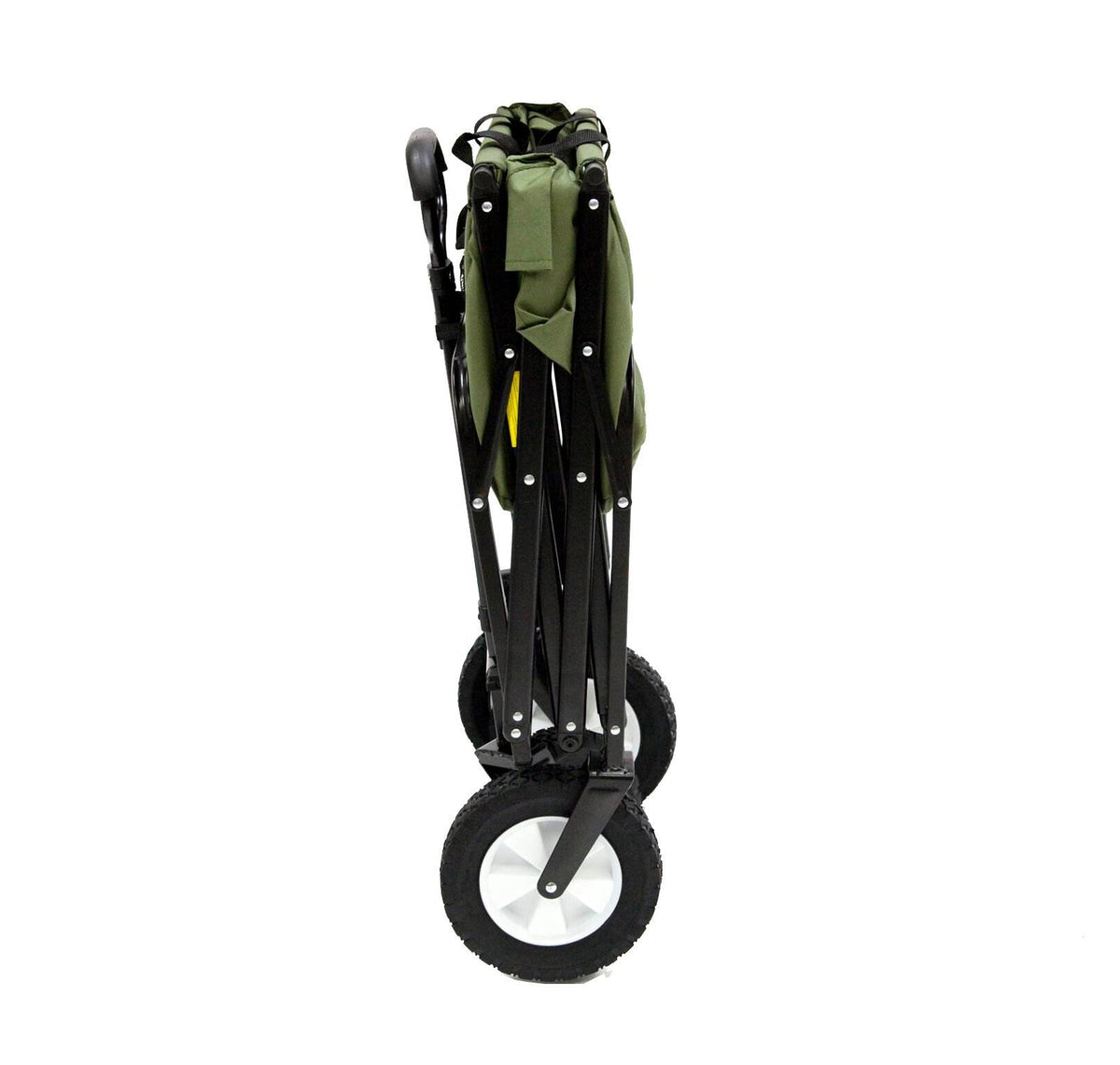 Mac Sports Collapsible Folding Steel Frame Garden Utility Cart, Green (Open Box)
