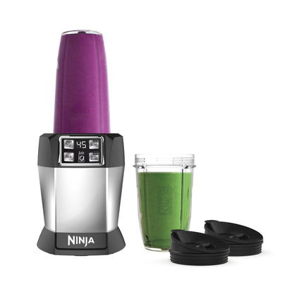 Nutri Ninja BL480 Auto-iQ 1000 Watt Blender with Cups (Refurbished) (Open Box)