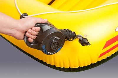 Intex Inflatable Pacific Paradise 4-Person Relaxation Lounger Raft w/ AC/DC Pump