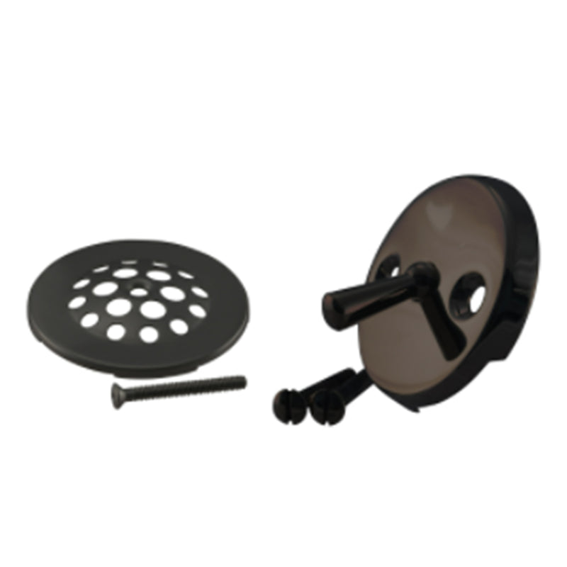 Westbrass Beehive Tub Grate w/ Trip Lever Faceplate, Oil Rubbed Bronze(Open Box)