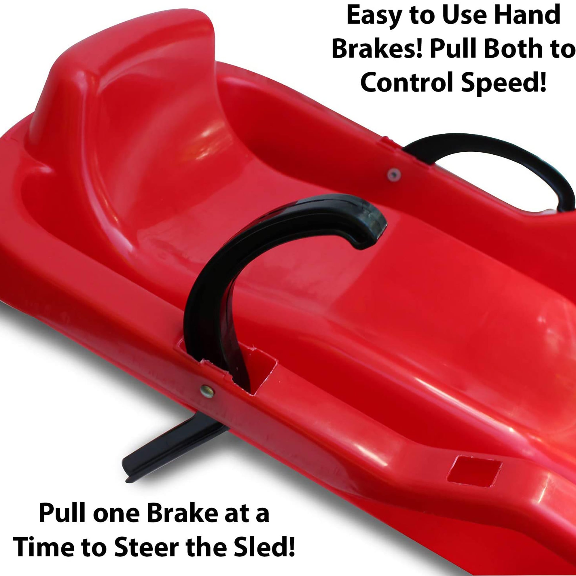 Paricon Flyer Winter Heat Sled w/ Brakes, Ages 4 And Up, 38 Inches (Used) - VMInnovations
