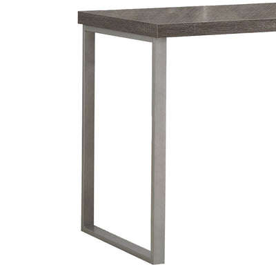 Coaster Home Furniture Home Office File Drawer Writing Desk, Gray (Damaged)