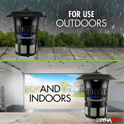 Dynatrap 1/2 Acre Outdoor Camping Mosquito Insect Deterrent Shield Trap, Black - VMInnovations