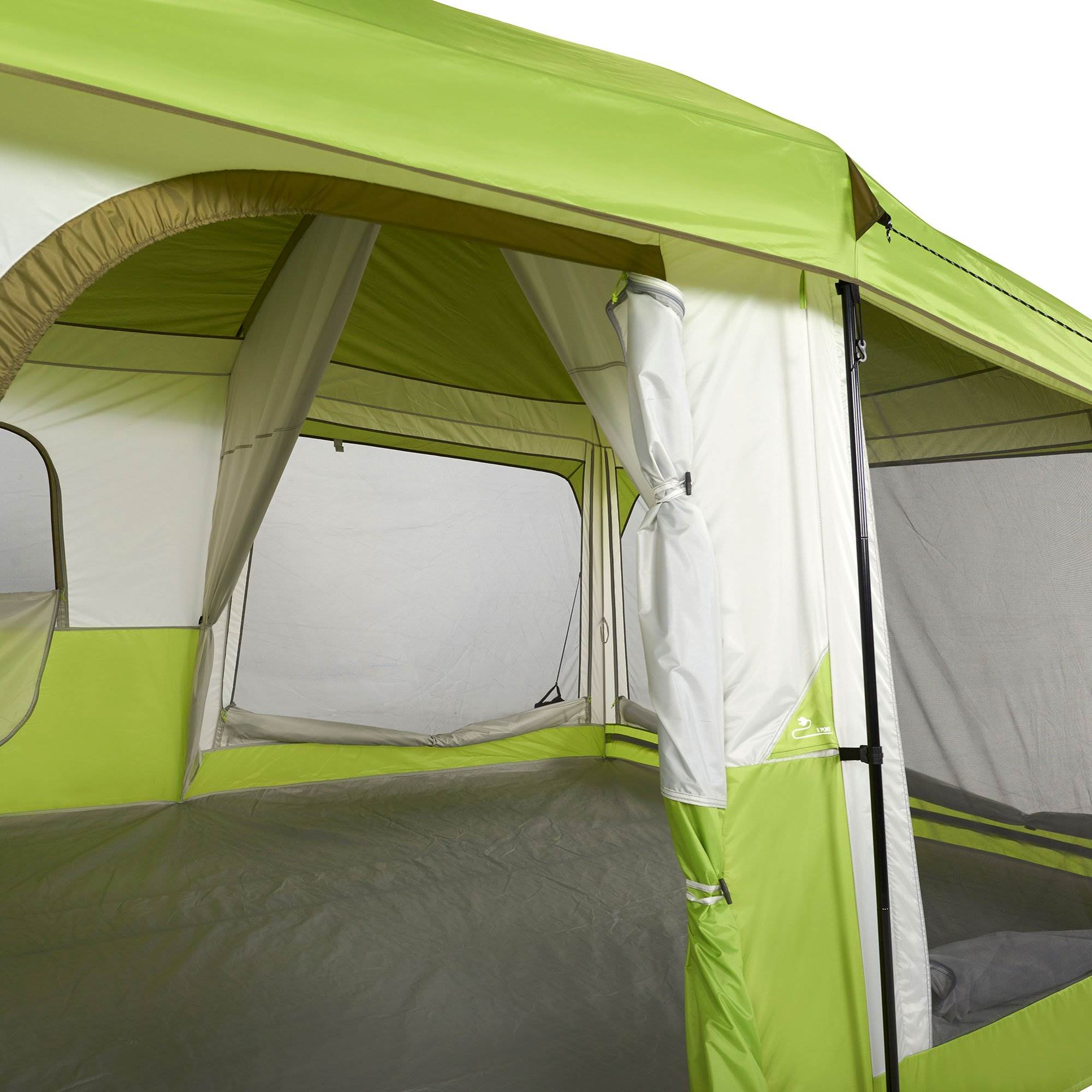 Wenzel Eldorado 10 15 x 10 Foot 10 Person Camping Cabin Tent with Rainfly, Green