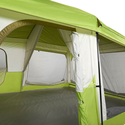 Wenzel Eldorado 10 15 x 10 Foot 10 Person Camping Cabin Tent with Rainfly, Green