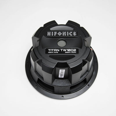Hifonics TW10D2 Titan 800W 10 Inch DVC Dual 2 Ohm High Power Car Audio Subwoofer