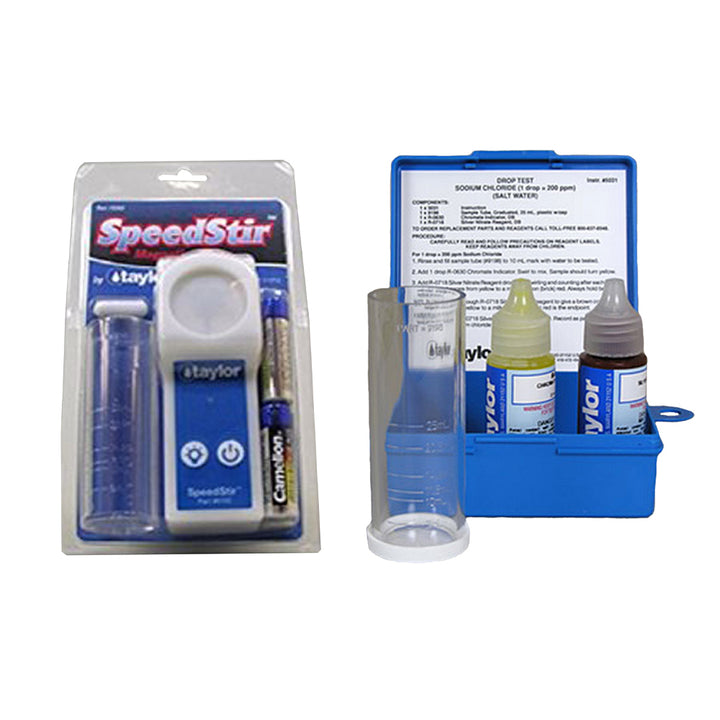 Taylor Magnetic Stirrer Speedstir StartUp Pack w/ Complete FAS-DPD Pool Test Kit - VMInnovations