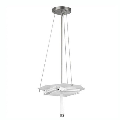 Philips Forecast Taylor 3 Light Pendant Fixture, Satin Nickel Finish  (2 Pack)