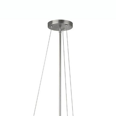 Philips Forecast Taylor 3 Light Pendant Fixture, Satin Nickel Finish  (2 Pack)