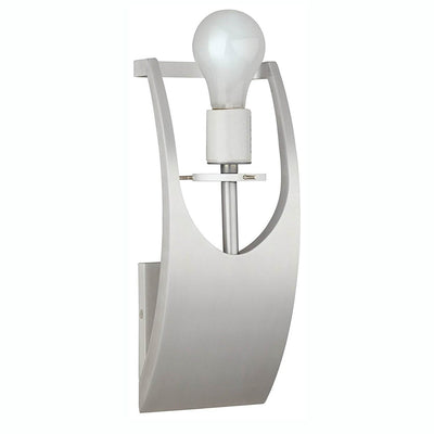 Philips Forecast James One Light Bathroom Wall Light, Satin Aluminum (Used) - VMInnovations