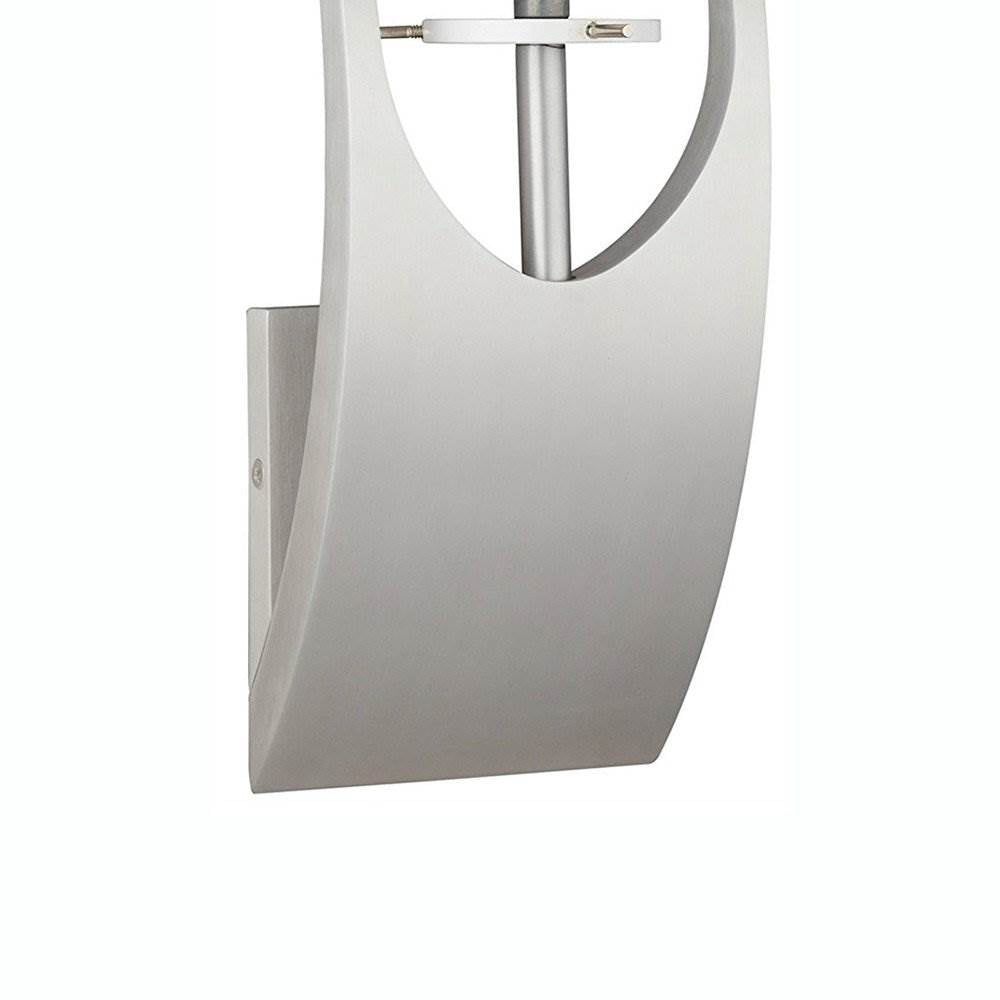 Philips Forecast James One Light Bathroom Wall Light, Satin Aluminum (Used) - VMInnovations