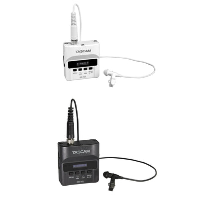 Tascam Digital Micro Audio Studio Recorder, White + SD Card Audio Recorder,Black