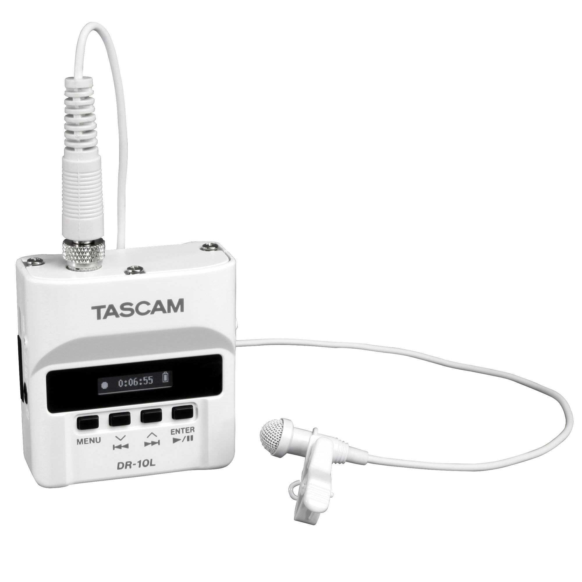 Tascam Digital Micro Audio Studio Recorder, White + SD Card Audio Recorder,Black
