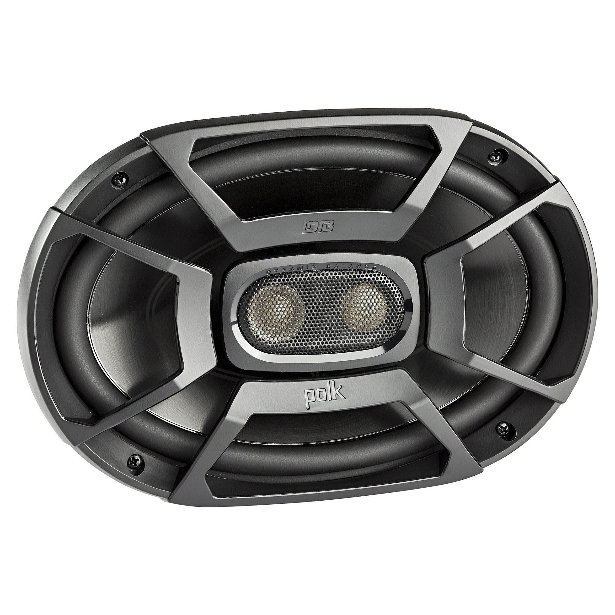 Polk 6x9 Inch 450 Watt 3-Way Car/Marine Coaxial Stereo Audio Speakers (Open Box)