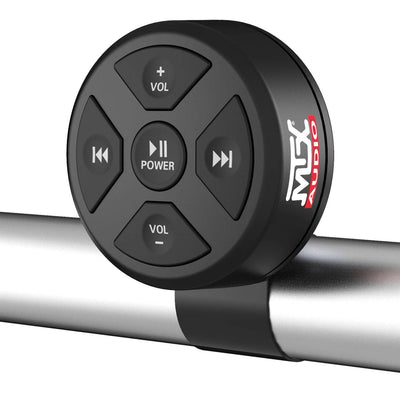 MTX MUDBTRC Universal Boat Motorcycle Bluetooth Audio Receiver & Remote Control