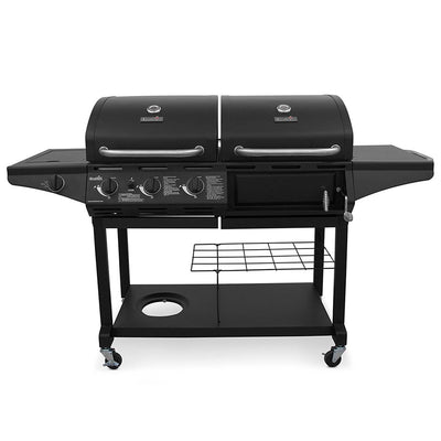 Char-Broil 4637145143 Burner Propane Gas and Charcoal Combination Barbecue Grill