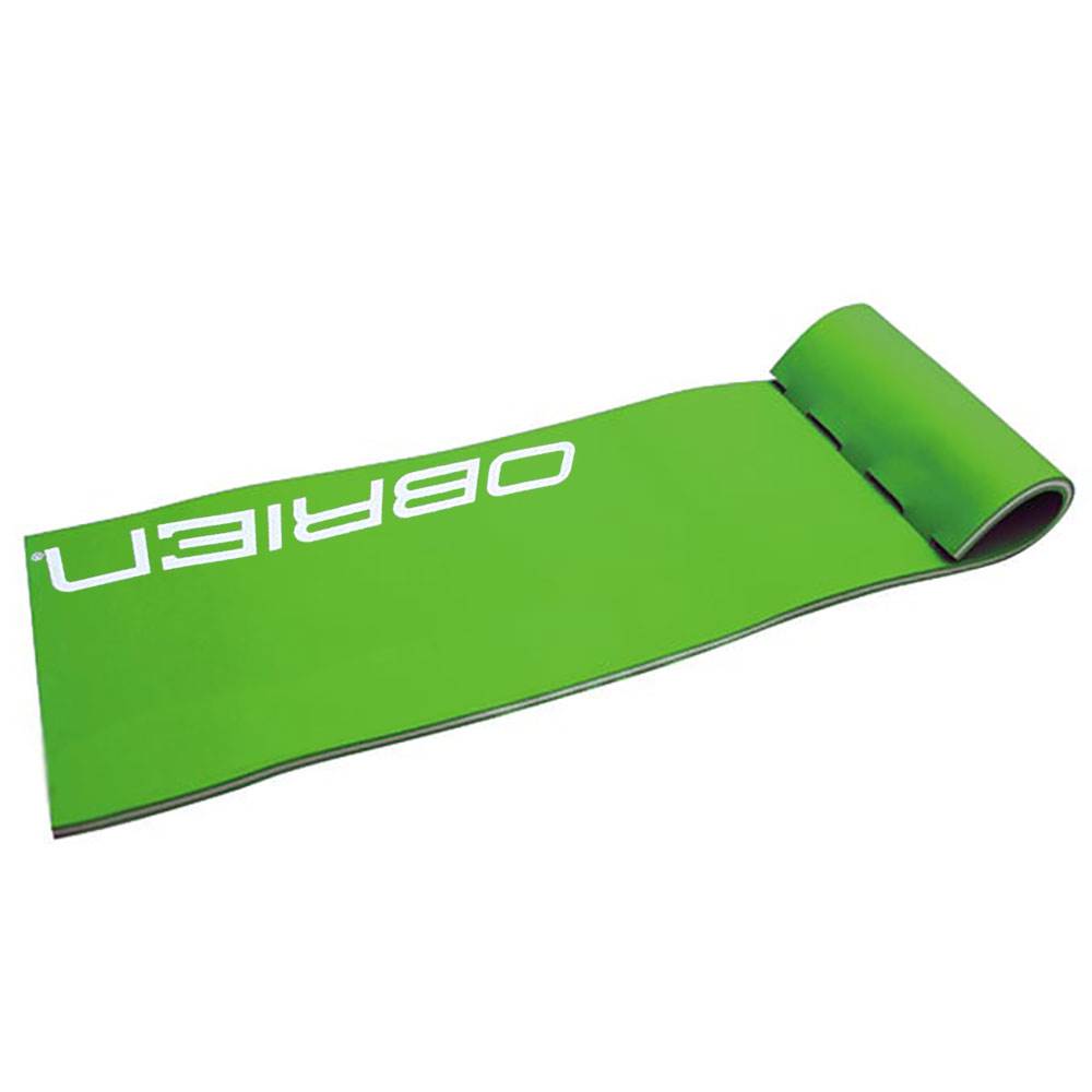 OBrien Foam Water Lounge 86 x 24 In. Pool or Lake Floating Mat, Green (Open Box) - VMInnovations