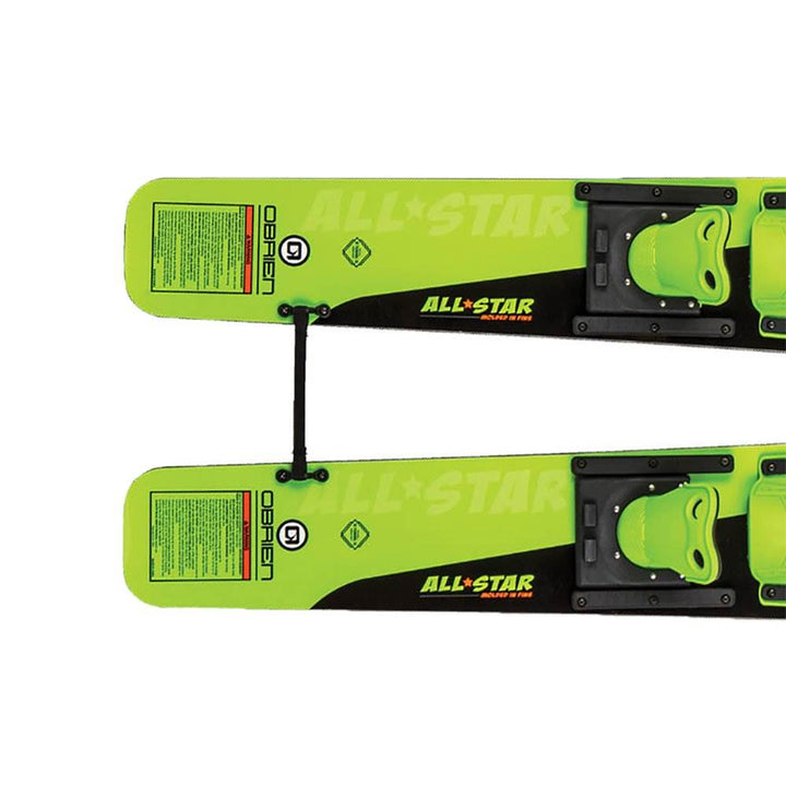 OBrien 46 Inch All Star Trainer Kids Waterskis w/ Trainer Rope (Open Box)