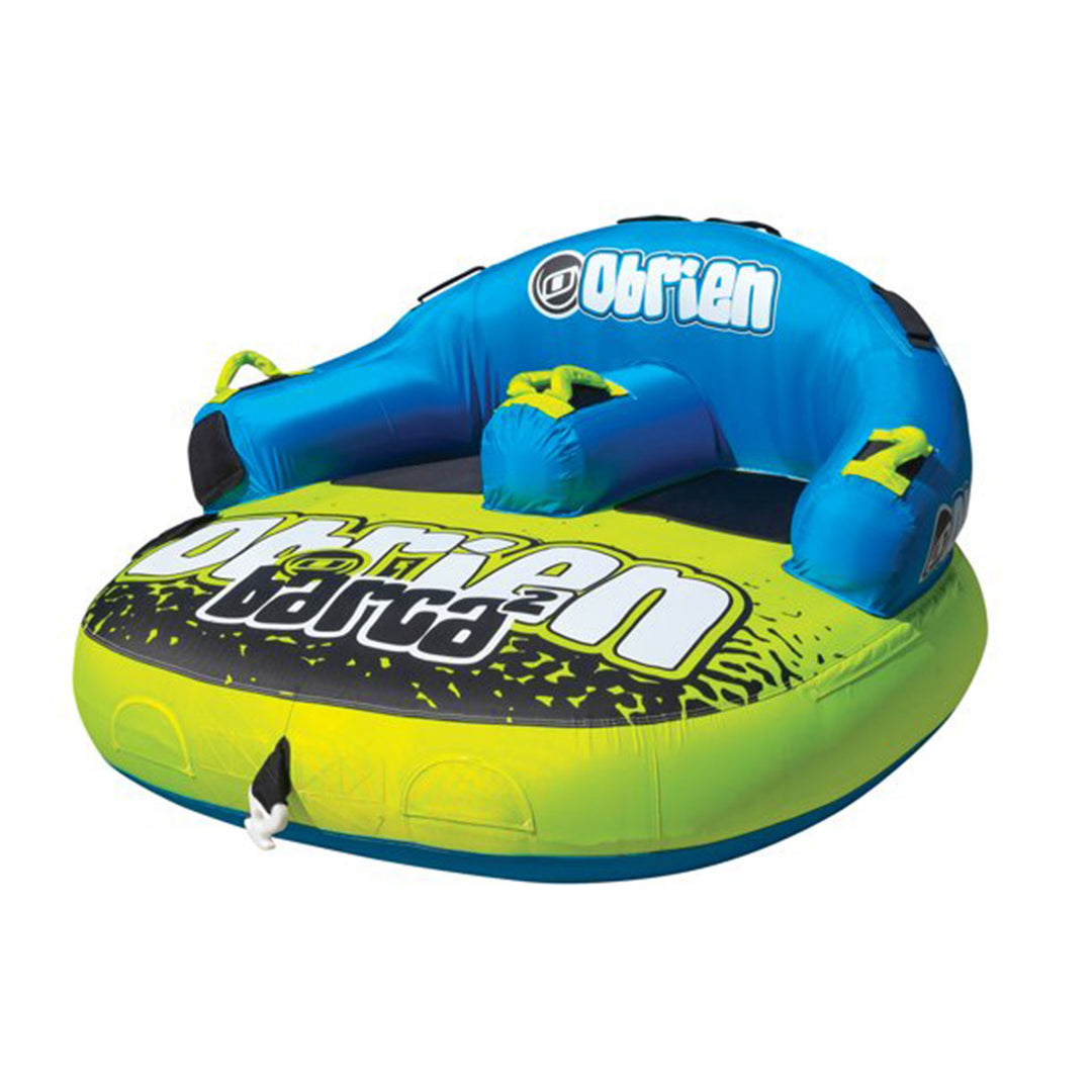 O'Brien Watersports Barca 2 Kickback Inflatable 2 Person Towable Boat Tube Raft