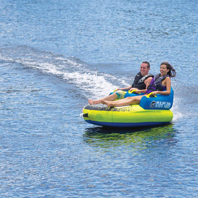 OBrien Barca 2 Kickback Inflatable 2 Person Rider Towable Water Raft (Open Box) - VMInnovations