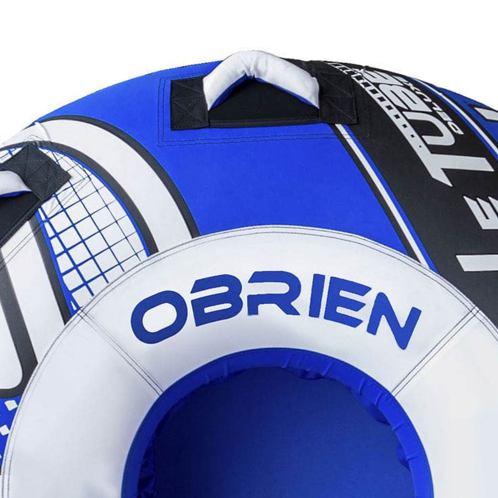 O'Brien Le Tube Deluxe 56 Inch Towable Tube with Oval Shock Ball & Rope Float