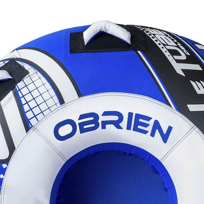 O'Brien Le Tube Deluxe 56 Inch Towable Tube with Oval Shock Ball & Rope Float