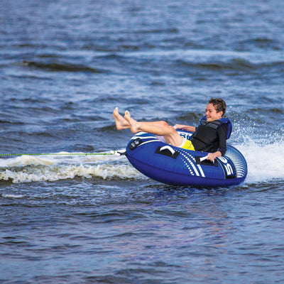 OBrien 56" Le Tube Deluxe One Rider Towable Lake Tube w/ Tow Line Connector - VMInnovations