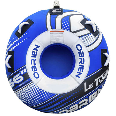 OBrien 56" Le Tube Deluxe One Rider Towable Lake Tube w/ Tow Line Connector - VMInnovations