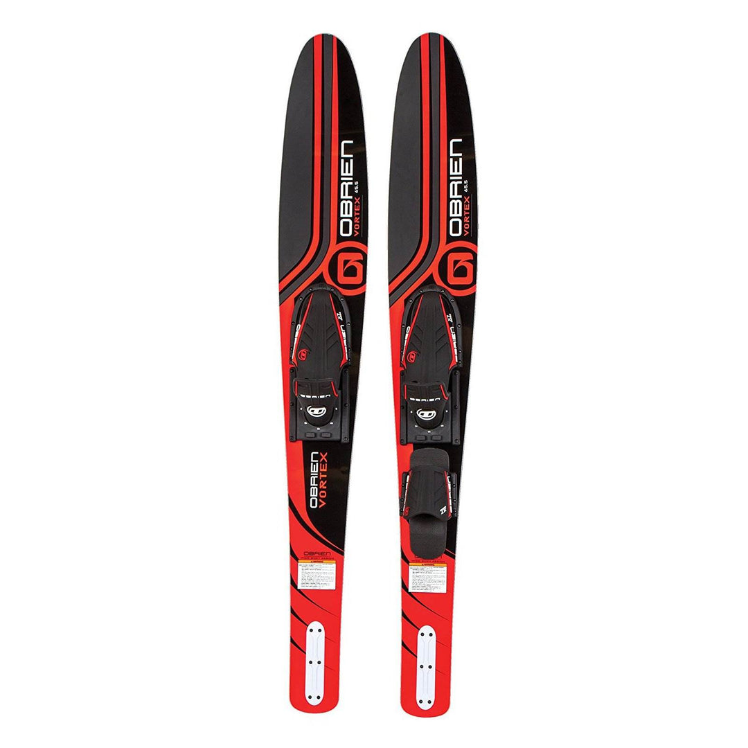OBrien Vortex Combo 65.5" Adult Mens Size 4.5-13 Wide Body Water Skis (Open Box)