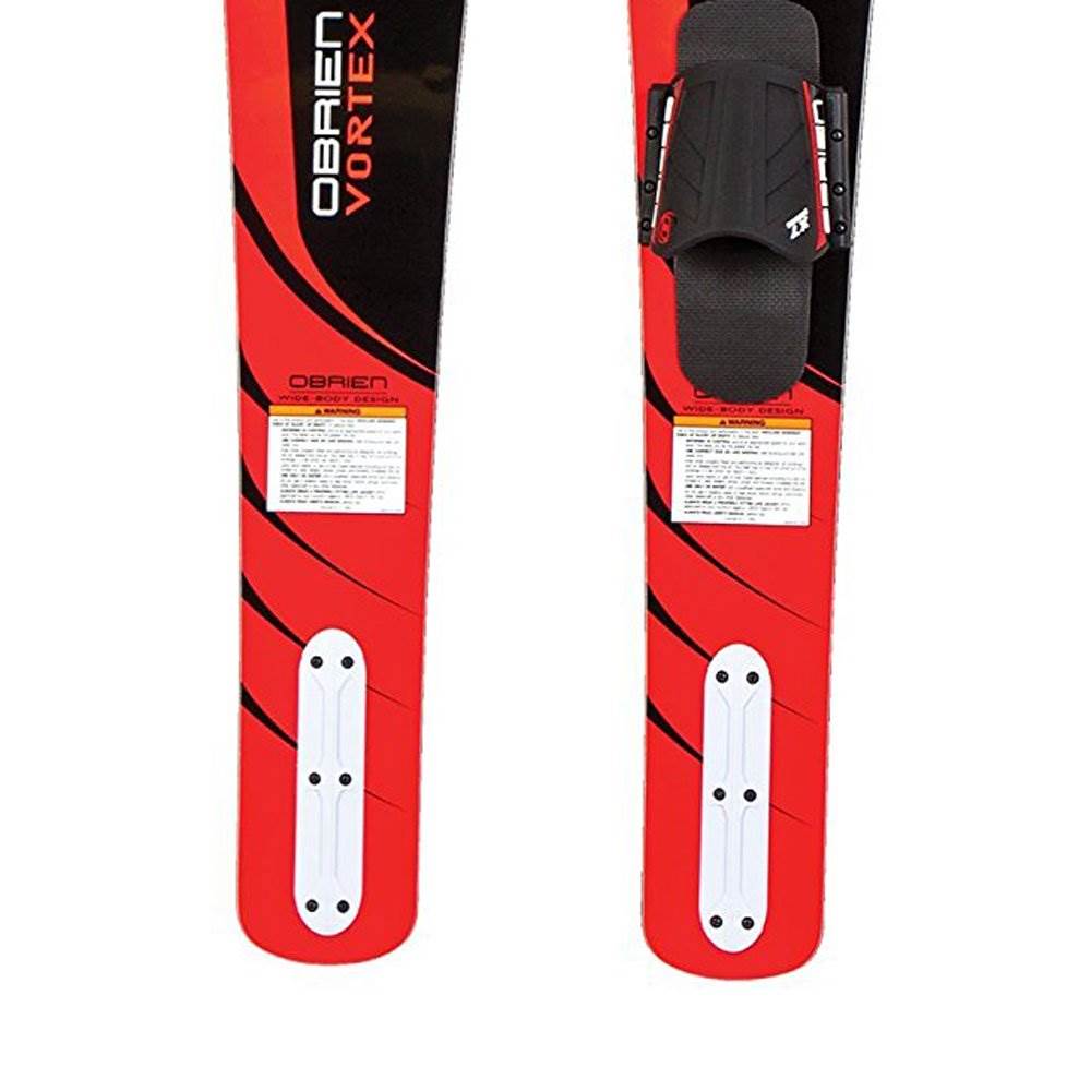 OBrien Vortex Combo 65.5 Inch Adult Mens Size 4.5-13 Wide Body Water Skis (Used) - VMInnovations