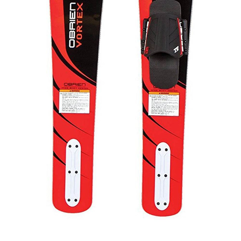 OBrien Vortex Combo 65.5" Adult Mens Size 4.5-13 Wide Body Water Skis (Open Box)