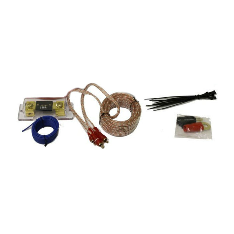 Taramps BASS 8K 8000 Watt RMS Mono Amp and QPower Amplifier Installation Kit
