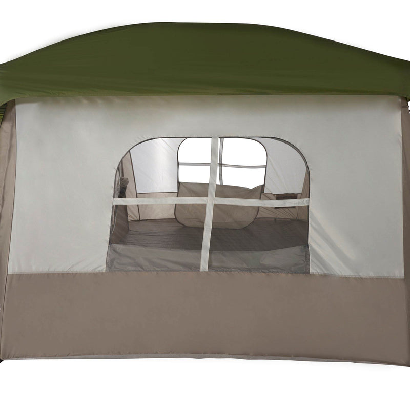 Wenzel Klondike Large 8 Person Camping Tent with Screen Room, Green (For Parts)