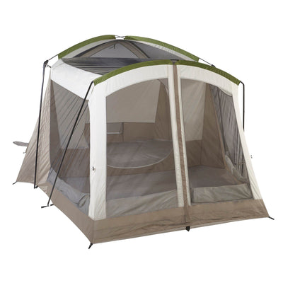 Wenzel Klondike 16x11' 8 Person Screen Room Camping Tent, Green (Incomplete)