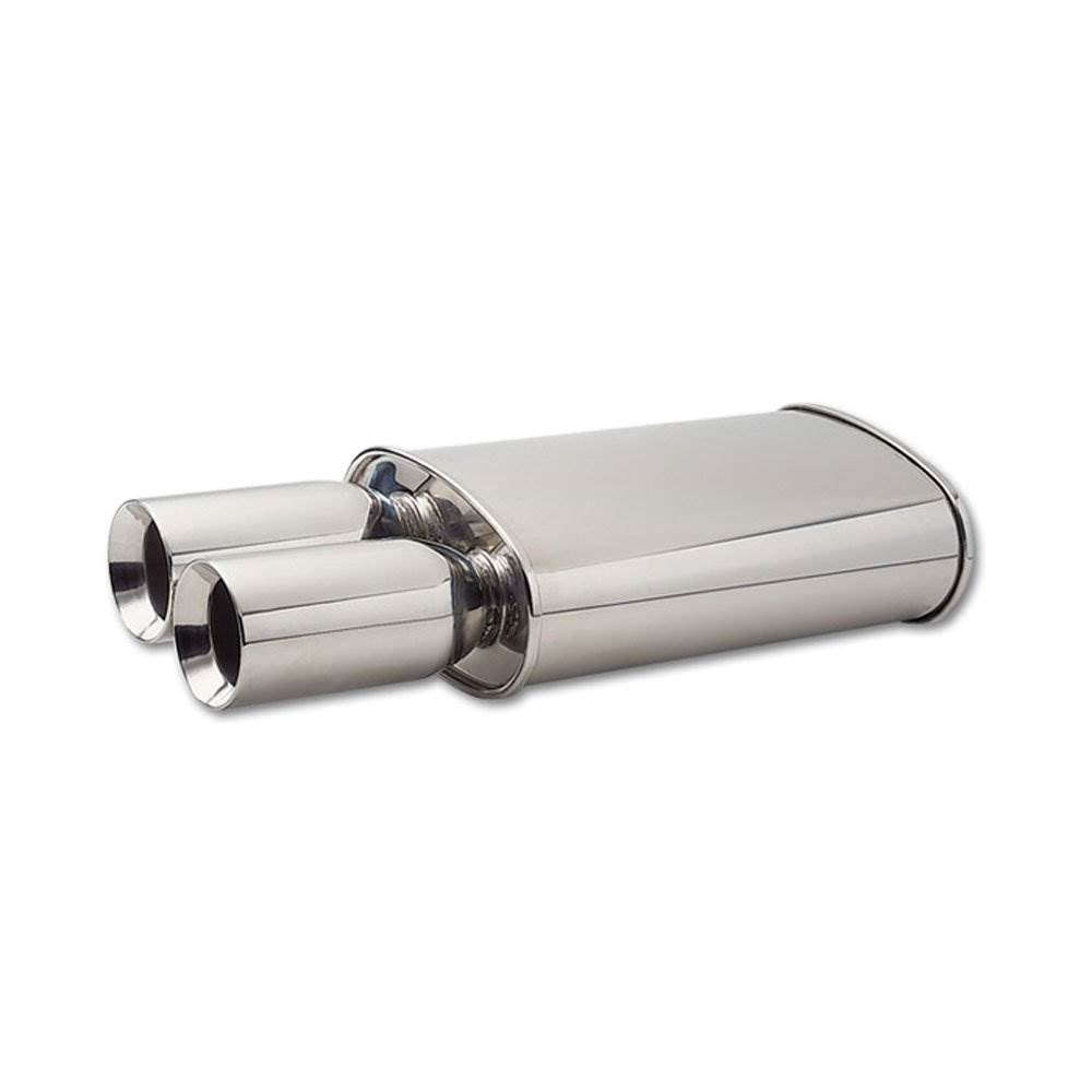 Vibrant Performance StreetPower Oval Muffler w/ Dual 3.5 Inch Round Tips (Used)