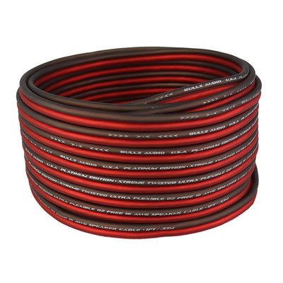 HIFONICS HFX12D4 12" 800 Watt Subwoofer & Bullz Audio 16 Gauge Car Speaker Cable