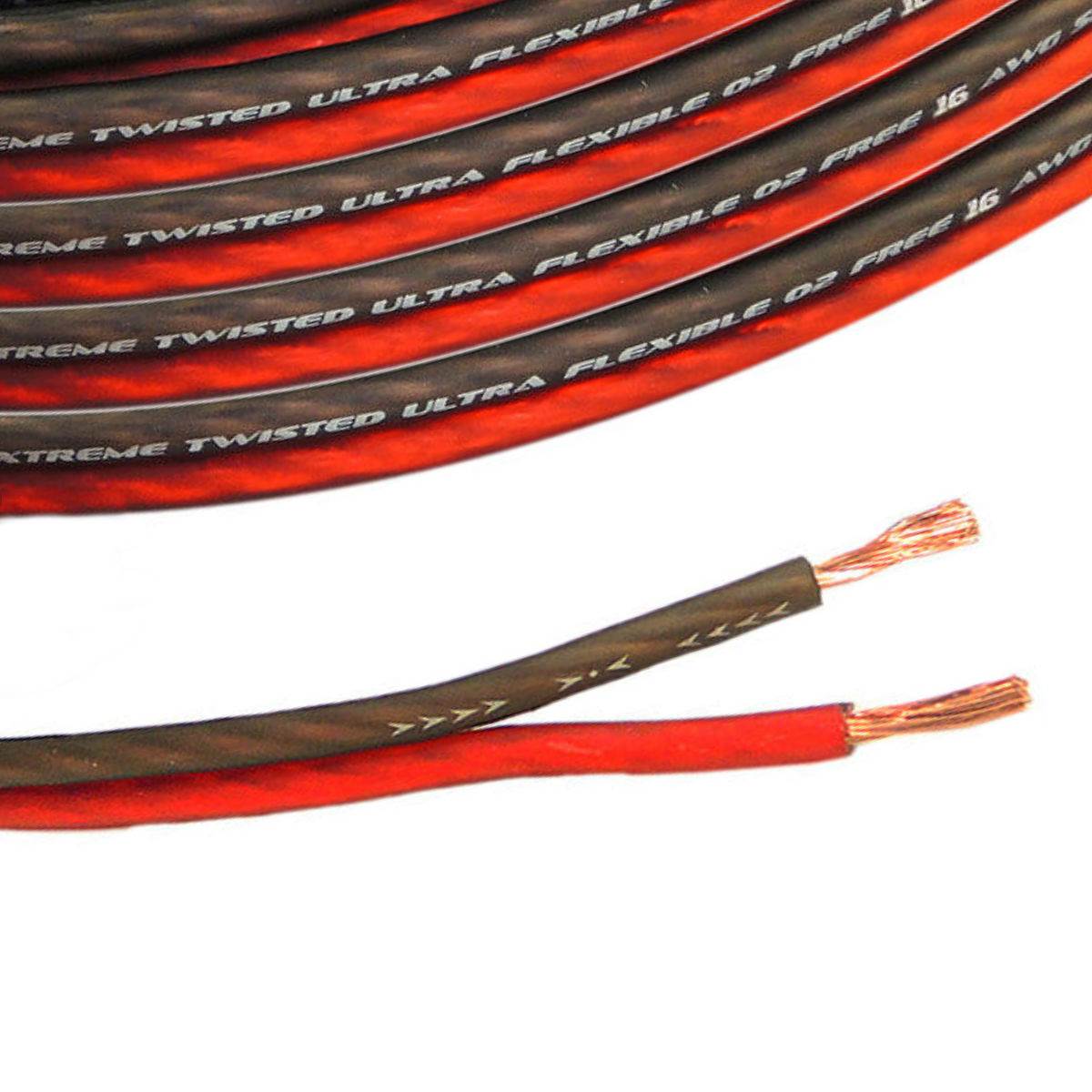 HIFONICS HFX12D4 12" 800 Watt Subwoofer & Bullz Audio 16 Gauge Car Speaker Cable