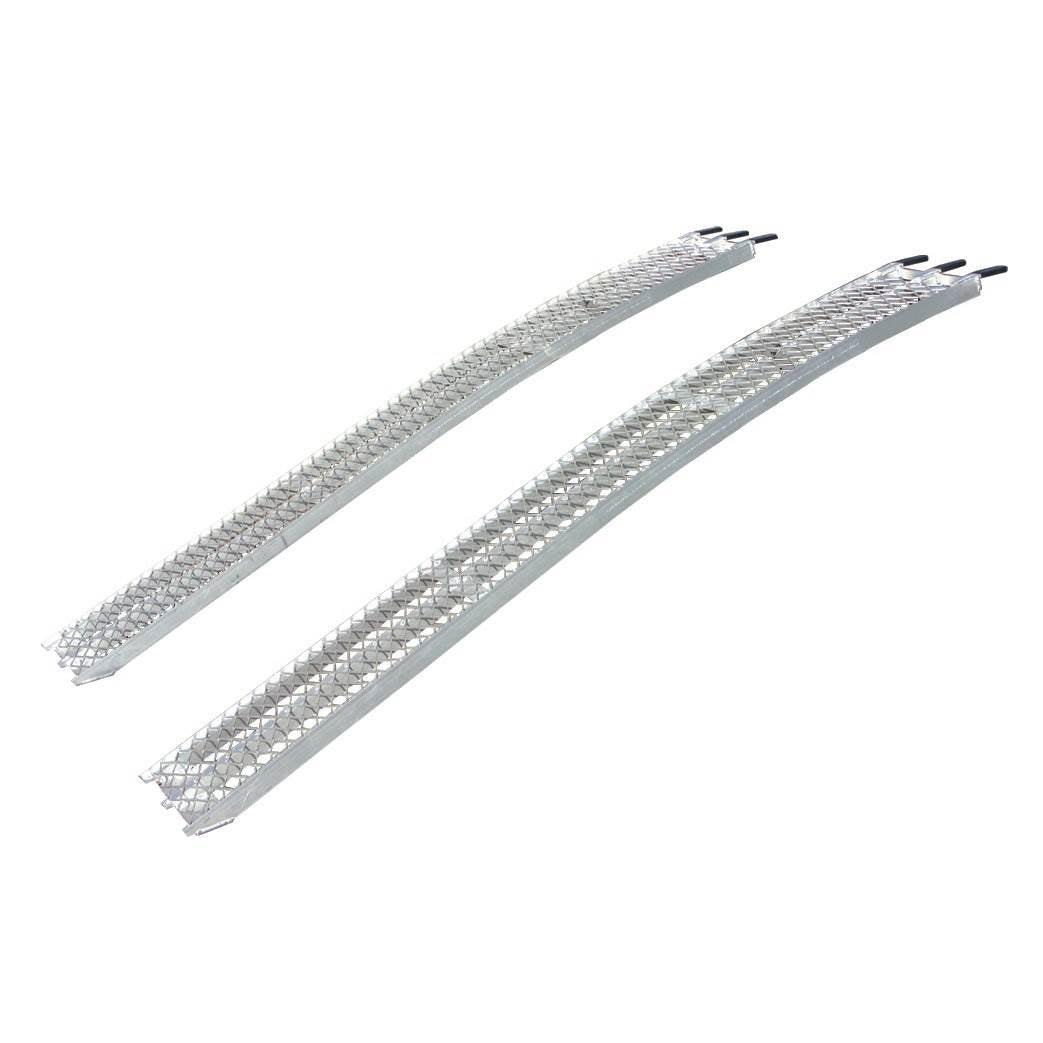 Yutrax TX138 2500 Pound Extreme Duty Solid Arch Bed Loading Ramps, Pair(Damaged)