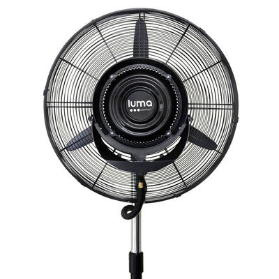 Luma Comfort MF24B 24 In. 3 Speed Oscillating Misting Cooling Floor Pedestal Fan